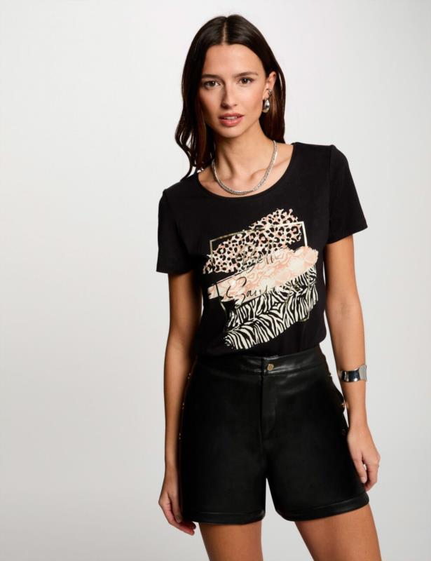 CAMISETA PRINT NEGRA