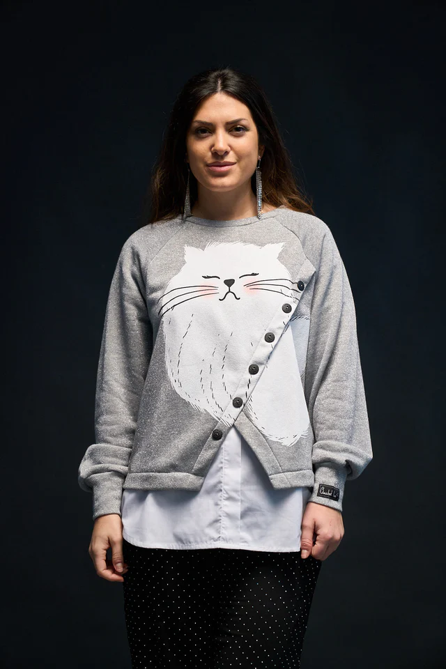 SUDADERA ''GATO''